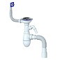 Сифон для мойки Unicorn В435V, 40х50 гибкий отвод, 3 1/2'' х40 с отводом для стиральной машины, прямоугольный перелив купить в Нижнем Новгороде | "Проконсим"