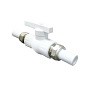 Кран шаровой полнопроходной VALFEX 20 PN 25 с двусторонним разъемным соединением белый купить в Нижнем Новгороде | "Проконсим"