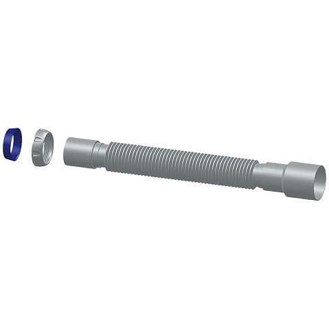 Труба гофрированная Unicorn D85, 40х50 гибкий отвод, 1 1/2'' х40 с уплотнительным кольцом, 800мм купить в Нижнем Новгороде | "Проконсим"