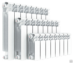  Радиатор биметаллический 20 секц, ширина 1600мм, RIFAR  2780Вт подк. боковое (930350039) со склада Проконсим в Нижнем Новгороде
