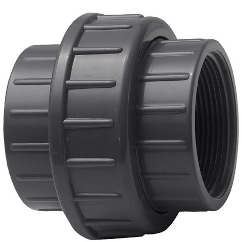 Муфта разборная НПВХ DN 40-1 1/4" PN 16 клеевая с внутренней резьбой черная Aquaviva BOG40140 купить в Нижнем Новгороде | "Проконсим"