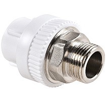  Муфты ПП DN 25-75 PN 25 под ключ белые РВК  (930659140) со склада Проконсим в Нижнем Новгороде
