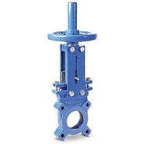 Задвижки чугунные шиберные DN 50-600 PN 10 с выдвижным штоком FAF 6500