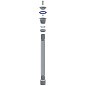 Сифон гофрированный Unicorn D240Р, 40х50 гибкий отвод, 1 1/2'' х40 пластиковая чашка, 1500мм купить в Нижнем Новгороде | "Проконсим"