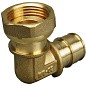 Угольник латунный для PEX труб 16-1/2'' PN 10 OP под надвижную гильзу с накидной гайкой ONE PLUS купить в Нижнем Новгороде | "Проконсим"