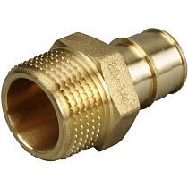 Муфты латунные для PEX труб DN 16-50 PN 10 под надвижную гильзу OP с наружной резьбой ONE PLUS купить в Нижнем Новгороде | "Проконсим"