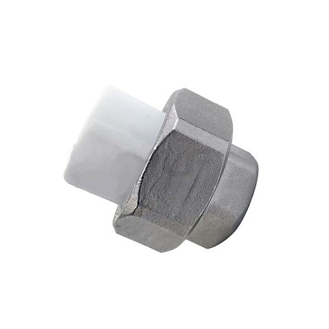 Муфта усиленная комбинированная разъёмная VALFEX 32 PN 25 G-1'' американка-ВР белая купить в Нижнем Новгороде | "Проконсим"