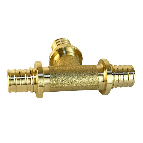Тройники латунные для PEX труб DN 16-20 PN 16 под надвижную гильзу переходные Valfex VF.431.AF купить в Нижнем Новгороде | "Проконсим"