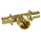 Тройник латунный для PEX труб 16-3/4''-16 PN 16 S-2,2мм под надвижную гильзу Valfex VF.433.AF купить в Нижнем Новгороде | "Проконсим"