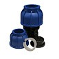Муфта компрессионная переходная ПНД DN 50-40 PN 16 обжимной для ПЭ труб 20-40гр. Кудиновский трубный завод купить в Нижнем Новгороде | "Проконсим"