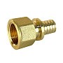 Муфта латунная для PEX труб 20-3/4'' PN 16 S-2,8мм переходная под надвижную гильзу Valfex VF.402.AF купить в Нижнем Новгороде | "Проконсим"