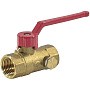 Краны трёхходовые DN 15-20 PN 16 с дренажными патрубками муфтовые рычаг Пензапромарматура купить в Нижнем Новгороде | "Проконсим"