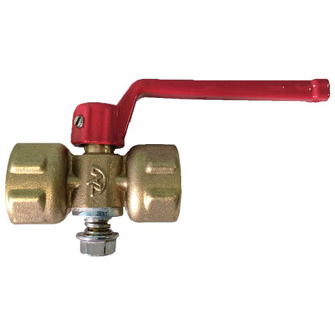 Кран латунный шаровой 11Б18бк(у)2 DN 15 PN 16 под манометр G1/2''хG1/2'' без контрольного фланца муфта-муфта рычаг Пензапромарматура купить в Нижнем Новгороде | "Проконсим"