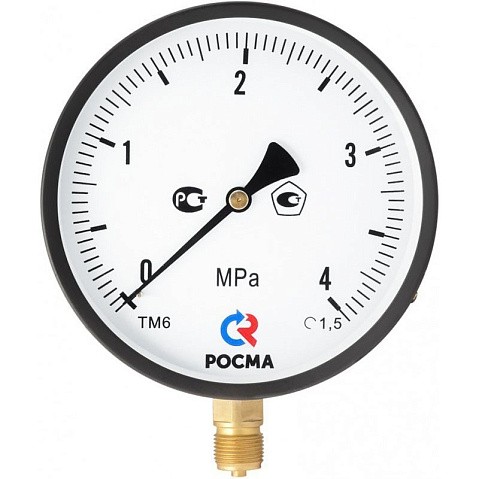 Манометр общетехнический Росма ТМ-610Р.00, до 25кгс/см2 M20x1,5, 150мм, радиальное присоединение, класс точности 1.0 купить в Нижнем Новгороде | "Проконсим" Манометр общетехнический Росма ТМ-610Р.00, до 25кгс/см2 M20x1,5, 150мм, радиальное присоединение, класс точности 1.0 купить в Нижнем Новгороде | "Проконсим"