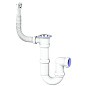 Сифон для мойки Unicorn Y421, 1 1/2'' х40 без отвода, чаша из нержавеющей стали, круглый перелив купить в Нижнем Новгороде | "Проконсим"