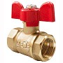 Кран латунный шаровой Valfex Optima.217.L0B1 11Б27фт1М DN 20 PN 25 муфта-муфта бабочка купить в Нижнем Новгороде | "Проконсим"
