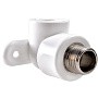 Угольник установочный ПП 16-1/2'' PN 25 белый РВК