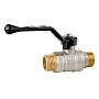 Краны латунные шаровые DN 15-25 PN 40 никелированные рычаг штуцер-штуцер LD Pride 47.305 купить в Нижнем Новгороде | "Проконсим"