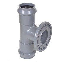  Тройники НПВХ раструбные SDR26 DN 110-315 PN 10 фланцем Хемкор со склада Проконсим в Нижнем Новгороде