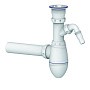 Сифон для мойки Unicorn В310V, 40х40 прямой отвод, 1 1/2'' х40 чаша из нержавеющей стали с отводом для стиральной машины купить в Нижнем Новгороде | "Проконсим"
