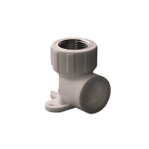 Угольник установочный ПП 20-1/2'' PN 25 с внутренней резьбой серый купить в Нижнем Новгороде | "Проконсим"
