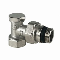  Клапан для радиаторов VALFEX VF.019.NN, PN-10, угловой с дополнительным уплотнением, настроечный (930019015) на складе Проконсим в Нижнем Новгороде