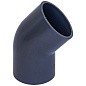 Отвод НПВХ 45гр. DN 75 PN 16 напорный клеевой черный Aquaviva ELW07545 купить в Нижнем Новгороде | "Проконсим"