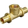 Тройники латунные для PEX труб DN 16-25 PN 10 под надвижную гильзу с внутренней резьбой ONE PLUS купить в Нижнем Новгороде | "Проконсим"