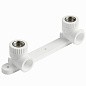 Угольник установочный двойной ПП 20-1/2'' PN 25 с внутренней резьбой белый Pro Aqua PA280008P купить в Нижнем Новгороде | "Проконсим"
