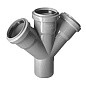 Крестовина ПП для канализации косая 45гр. 110-110-110 Valfex купить в Нижнем Новгороде | "Проконсим"