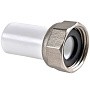 Бурт ПП с накидной гайкой 20-3/4'' PP-R белый РВК