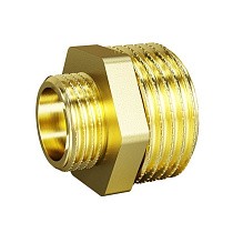 Ниппели латунные DN 15-50 PN 40 штуцер-штуцер переходные LD Pride купить в Нижнем Новгороде | "Проконсим"