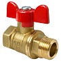 Кран латунный шаровой Valfex.218.LB1 11Б27фт1М DN 15 PN 40 муфта-штуцер бабочка купить в Нижнем Новгороде | "Проконсим"