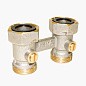 Узел нижнего подключения Vekotrim DN 15 PN 10 прямой двухтрубный 20-3/4'' c накидной гайкой, муфта купить в Нижнем Новгороде | "Проконсим"