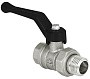 Кран латунный шаровой 11Б27фт1М DN 15 PN 40 никелированный рычаг-американка Valfex.223 DeltaPro купить в Нижнем Новгороде | "Проконсим"