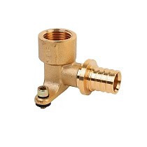  Угольник латунный для PEX труб 20-1/2'' под надвижную гильзу с внутренней резьбой MVI SF.433.0504 (922102402) со склада Проконсим в Нижнем Новгороде
