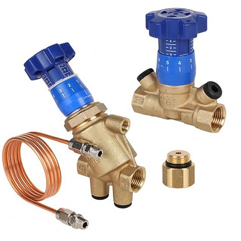 Комплект автоматической балансировки MVI BLN.DP2.04 DN 15 PN 25 (Регулятор перепада давления BL.510 +клапан балансировочный BL.220 +переходник BL.901.02) купить в Нижнем Новгороде | "Проконсим"