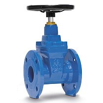  Задвижка чугунная с обрезиненным клином Ду Ру FAF  EPDM,  клиновая, фланцевая, для воды, Турция. (920160025) со склада Проконсим в Нижнем Новгороде