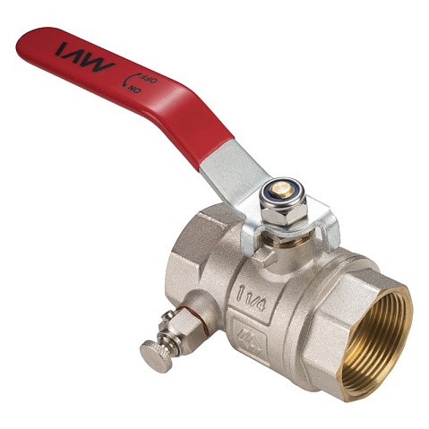 Краны трёхходовые DN 15-32 PN 40 никелированные под манометр муфтовые рычаг MVI BV.630 купить в Нижнем Новгороде | "Проконсим"