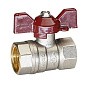 Кран латунный шаровой Temper 88.В-В.1.Б DN 25 PN 40 бабочка муфта-муфта купить в Нижнем Новгороде | "Проконсим"