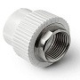 Муфта комбинированная ПП 40-1 1/4'' PN 25 под ключ с внутренней резьбой белая Pro Aqua PA22520P