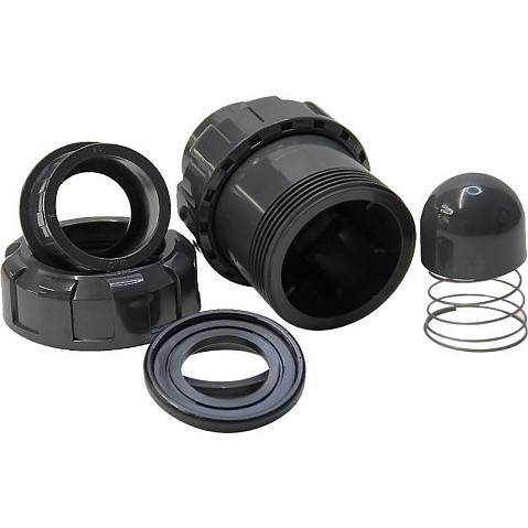 Клапан обратный пружинный НПВХ DN 63 уплотнение EPDM черный Aquaviva SHV063 купить в Нижнем Новгороде | "Проконсим"