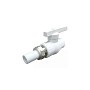 Краны шаровые ПП DN 20-32 PN 25 с односторонним разъемным соединением белые Valfex купить в Нижнем Новгороде | "Проконсим"
