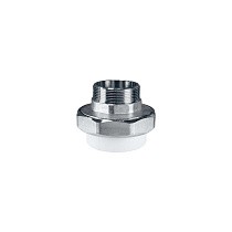  Муфты ПП DN 75-110 PN 25 разъёмные с наружной резьбой белые Valfex  (930024468) со склада Проконсим в Нижнем Новгороде