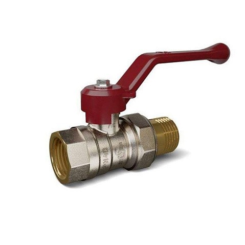 Кран латунный шаровой Temper 88.В-А.34.Р DN 20 PN 40 американка никелированный рычаг купить в Нижнем Новгороде | "Проконсим"