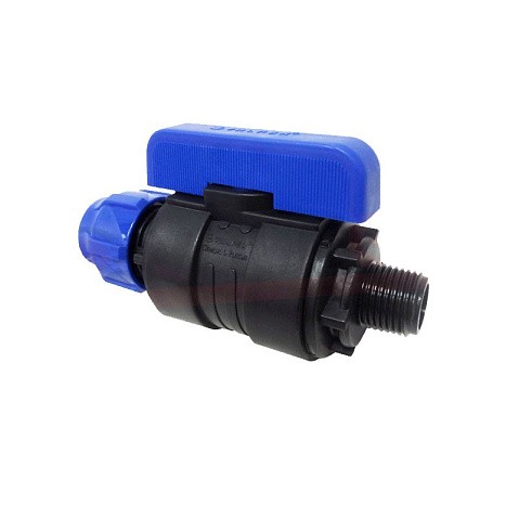 Кран шаровой компрессионный Valfex DN-25 PN-16 G-1 1/2'' цанга-штуцер купить в Нижнем Новгороде | "Проконсим"