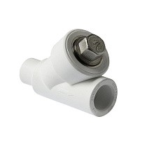 Фильтры сетчатые ПП 45гр. DN 20-40 PN 25 муфта-штуцер белые Pro Aqua купить в Нижнем Новгороде | "Проконсим"
