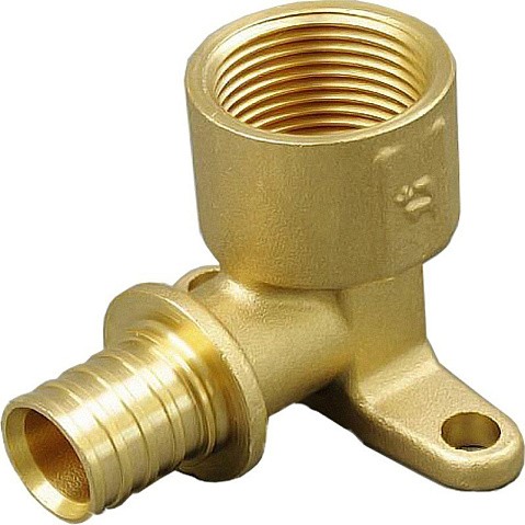 Угольник латунный для PEX труб 20-1/2'' PN 10 под надвижную гильзу с внутренней резьбой ONE PLUS купить в Нижнем Новгороде | "Проконсим"