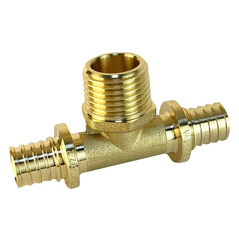 Тройник латунный для PEX труб 20-3/4''-20 PN 16 S-2,8мм под надвижную гильзу Valfex VF.433.AF купить в Нижнем Новгороде | "Проконсим"