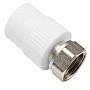 Муфта комбинированная ПП 20-3/4'' PN 25 с накидной гайкой белая VALFEX  купить в Нижнем Новгороде | "Проконсим"